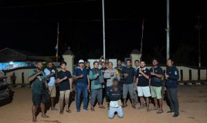 Pelaku yang diamankan Satreskrim Polres Merauke usai melakukan pembunuhan seorang wanita – Surya Papua/IST