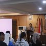 Wakil Ketua Forum Perlindungan Perempuan dan Anak (PPA) Kabupaten Merauke, Kompol Nuryanti sedang berikan sambutan – Surya Papua/IST