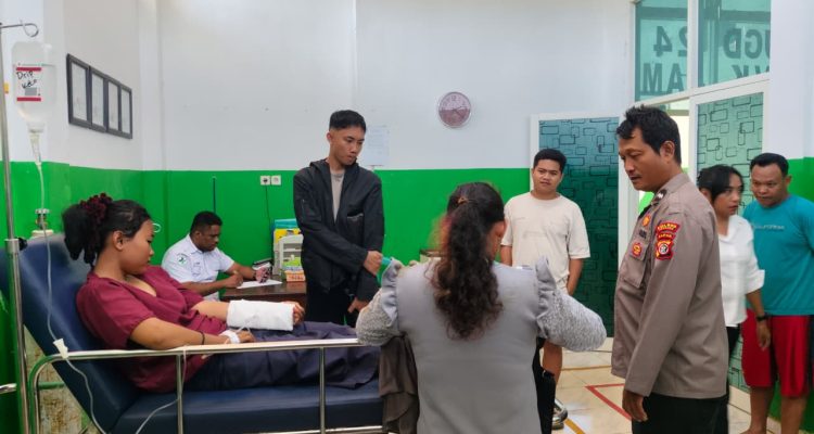 Korban sedang menjalani perawatan di RSUD Merauke – Surya Papua/IST