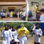 Perarakan Sakramen Maha Kudus ke rumah umat di Lingkungan Yohanes Pembaptis – Surya Papua/Frans Kobun