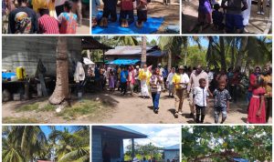 arakan 8 Perarakan Sakramen Maha Kudus di Stasi Payum, Patoki Santa Theresia Buti – Surya Papua/IST
