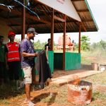 Sosialisasi tentang dampak kebakaran kepada masyarakat di Kampung Rawat Sari – Surya Papua/IST