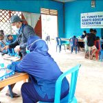 Kegiatan pengobatan gratis kepada masyarakat di Kampung Butiptiri, Distrik Jair, Kabupaten Boven Digoel – Surya Papua/IST