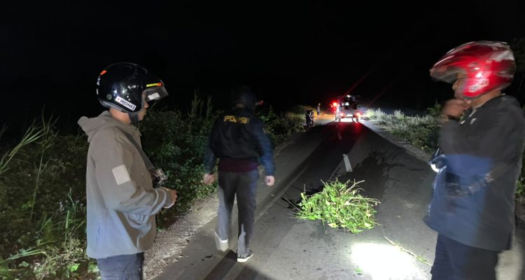 Lokasi tabrakan di jalan poris Kampung Kaiburse, Distrik Malind – Surya Papua/IST