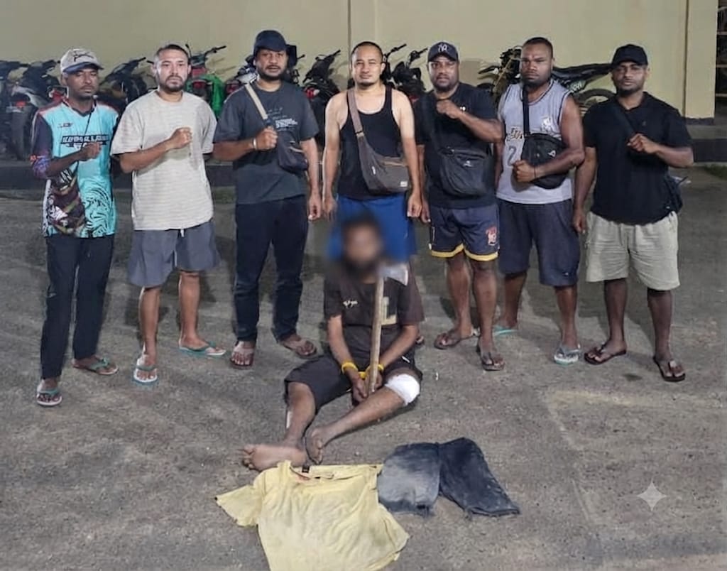 Pelaku yang dilumpuhkan dengan timah panas oleh aparat kepolisian dari Polres Merauke- Surya Papua/IST