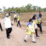 Peninjauan jalan menuju ke pusat pemerintahan Provinsi Papua Selatan – Surya Papua/IST