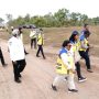 Peninjauan jalan menuju ke pusat pemerintahan Provinsi Papua Selatan – Surya Papua/IST