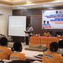 Sekretaris Daerah Provinsi Papua Selatan, Ferdinandus Kainakaimu sedang berikan sambutan – Surya Papua/IST