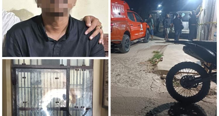 Tersangka pembunuhan Julia Risky yang kini sedang menginap di sel tahanan Polres Merauke--Surya Papua/IST