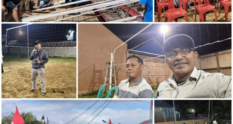 Warga Yatawy sedang duduk bersama untuk pertemuan sekaligus persiapan HUT RI ke-81 – Surya Papua/IST