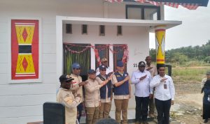 Perumahan di Kampung Domande, Distrik Malind, Kabupaten Merauke yang diresmiikan Menteri Transmigrasi RI – Surya Papua/IST