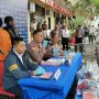 Kapolres Merauke, AKBP Leonardo Yoga saat memberikan keterangan pers kepadaa sejumlah wartawan kemarin- Surya Papua/Frans Kobun