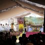 Uskup Agung Merauke, Mgr. Petrus Canisius Mandagi, MSC sedang khotbah pada peringatan 121 Tahun masuknya Gereja Katolik di Papua Selatan – Surya Papua/IST