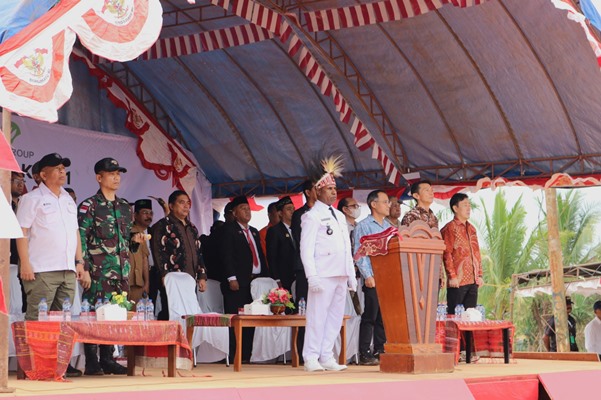 TSE Group merayakan HUT ke-81 Kemerdekaan RI dengan upacara dan penggalangan dana serta karnaval budaya – Surya Papua/IST