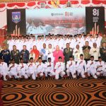 Foto bersama Paskibraka Provinsi Papua Selatan yang telah menjalankan tugas dengan baik – Surya Papua/IST