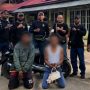 Dua pelaku yang diringkus Satreskrim Polres Merauke tadi siang – Surya Papua/IST