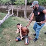 Pelaku pembunuhan dan pemerkosaan yang diamankan Satreskrim Polres Merauke di Distrik Sota – Surya Papua/IST