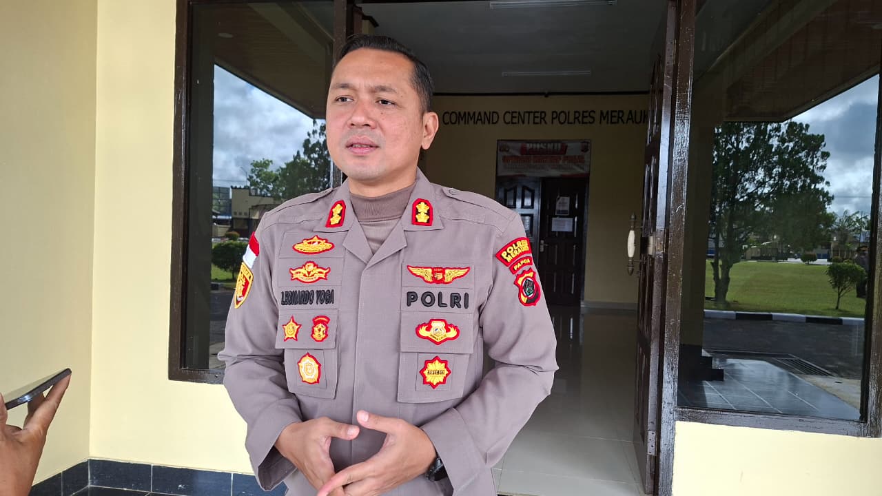 Kapolres Merauke, AKBP Leonardo Yoga- Surya Papua/IST