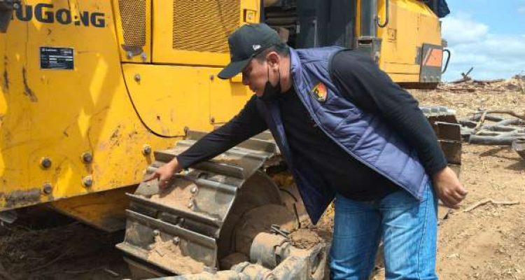 Korban Daniel Tafui yang mengalami musibah akibat guncangan keras bulldozer – Surya Papua/IST
