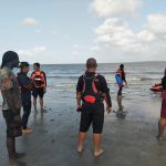 Tim SAR Gabungan yang melakukan operasi pencarian tiga korban di Pulau Moo, Distrik Waan, Kabupaten Merauke – Surya Papua/IST