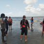 Tim SAR Gabungan yang melakukan operasi pencarian tiga korban di Pulau Moo, Distrik Waan, Kabupaten Merauke – Surya Papua/IST