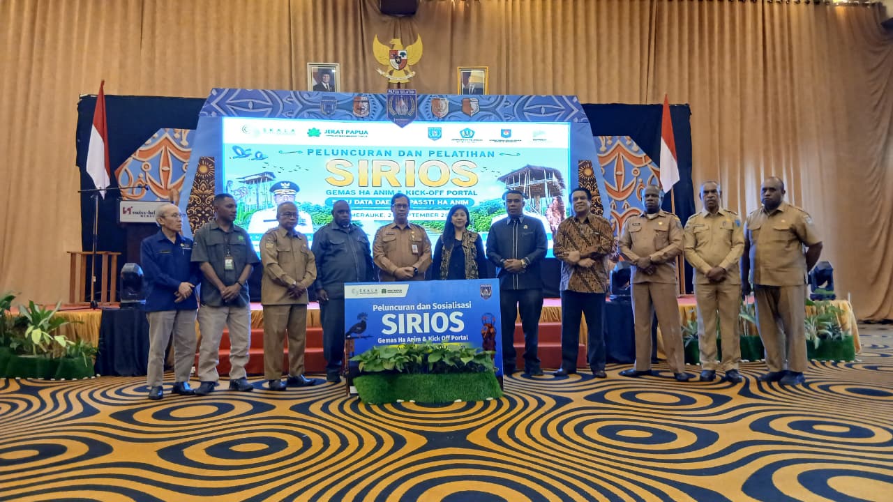 Peluncuran tiga inisiatif strategis yang diluncurkan Pemerintah Provinsi Papua Selatan – Surya Papua/IST