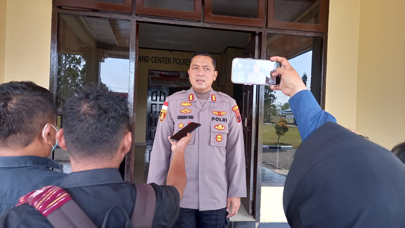 Kapolres Merauke, AKBP Leonardo Yoga – Surya Papua/Frans Kobun