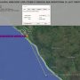 Lokasi tenggelamnya KMN Risky Jaya Utama 01 di Laut Arafura – Surya Papua/IST