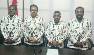 Panja yang menangani kasus meninggalnya almarhum Leonardo Konorop beberapa waktu lalu – Surya Papua/Frans Kobun