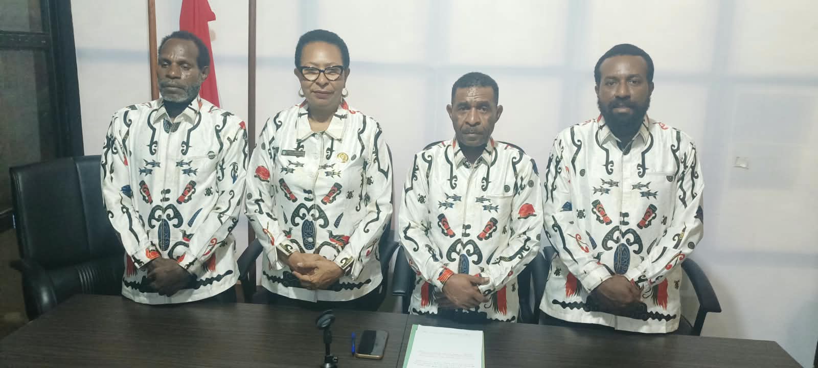Panja yang menangani kasus meninggalnya almarhum Leonardo Konorop beberapa waktu lalu – Surya Papua/Frans Kobun