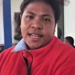 Agustina Bernadetha Mahuze, warga Kampung Kaiburse – Surya Papua/IST