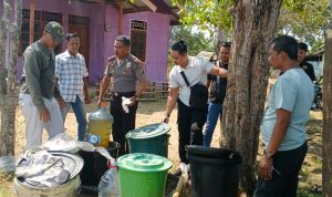 tapong 1 Sejumkah peralatan yang disita aparat kepolisian pasca penggerebekan lokasi produksi sopi di Jalan Bupul-Kelapa Lima – Surya Papua/IST